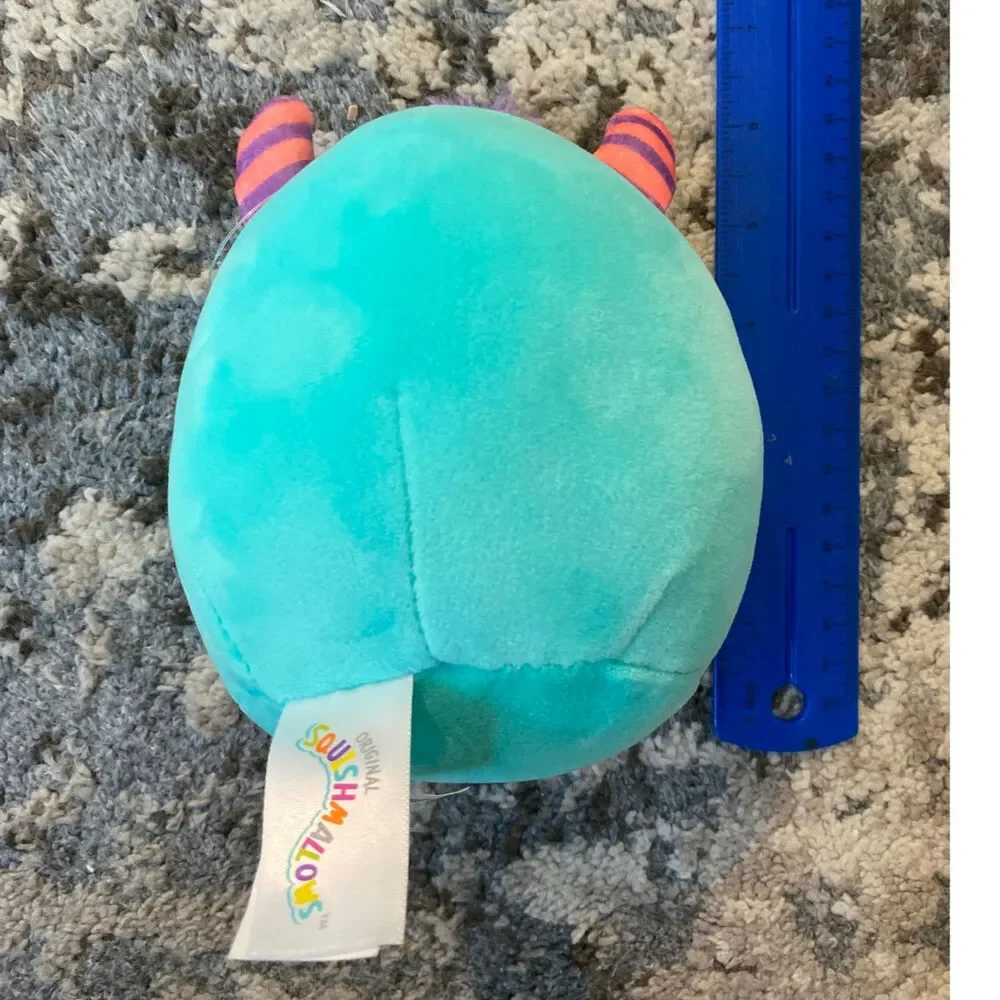 Original Squishmallows  Valentines Leon The Monster Blue Plush
